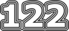 122 — изображение числа сто двадцать два (картинка 7)