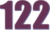 122 — изображение числа сто двадцать два (картинка 3)