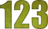 123 — изображение числа сто двадцать три (картинка 6)