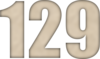 129 — изображение числа сто двадцать девять (картинка 6)