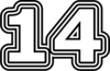 14 — изображение числа четырнадцать (картинка 7)