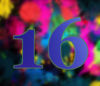 16 — изображение числа шестнадцать (картинка 5)