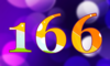 166 — изображение числа сто шестьдесят шесть (картинка 5)