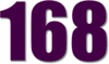 168 — изображение числа сто шестьдесят восемь (картинка 3)