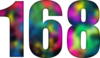 168 — изображение числа сто шестьдесят восемь (картинка 6)