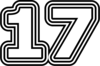 17 — изображение числа семнадцать (картинка 7)