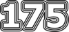 175 — изображение числа сто семьдесят пять (картинка 7)