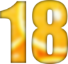 18 — изображение числа восемнадцать (картинка 6)