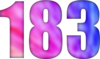 183 — изображение числа сто восемьдесят три (картинка 6)