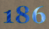 186 — изображение числа сто восемьдесят шесть (картинка 5)