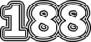 188 — изображение числа сто восемьдесят восемь (картинка 7)
