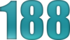 188 — изображение числа сто восемьдесят восемь (картинка 6)