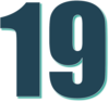 19 — изображение числа девятнадцать (картинка 3)
