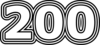 200 — изображение числа двести (картинка 7)