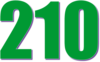 210 — изображение числа двести десять (картинка 3)
