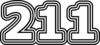 211 — изображение числа двести одиннадцать (картинка 7)