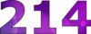 214 — изображение числа двести четырнадцать (картинка 2)