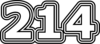 214 — изображение числа двести четырнадцать (картинка 7)
