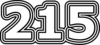 215 — изображение числа двести пятнадцать (картинка 7)