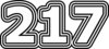 217 — изображение числа двести семнадцать (картинка 7)