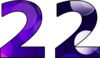22 — изображение числа двадцать два (картинка 2)