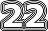 22 — изображение числа двадцать два (картинка 7)