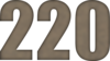 220 — изображение числа двести двадцать (картинка 6)