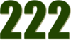 222 — изображение числа двести двадцать два (картинка 3)
