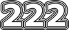 222 — изображение числа двести двадцать два (картинка 7)