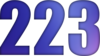 223 — изображение числа двести двадцать три (картинка 6)
