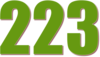 223 — изображение числа двести двадцать три (картинка 3)