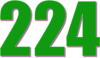 224 — изображение числа двести двадцать четыре (картинка 3)