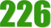 226 — изображение числа двести двадцать шесть (картинка 3)
