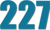 227 — изображение числа двести двадцать семь (картинка 3)