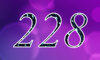 228 — изображение числа двести двадцать восемь (картинка 4)