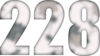 228 — изображение числа двести двадцать восемь (картинка 6)