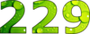 229 — изображение числа двести двадцать девять (картинка 2)