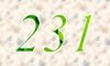 231 — изображение числа двести тридцать один (картинка 4)
