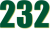 232 — изображение числа двести тридцать два (картинка 3)