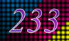 233 — изображение числа двести тридцать три (картинка 4)