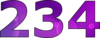 234 — изображение числа двести тридцать четыре (картинка 2)