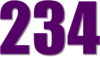 234 — изображение числа двести тридцать четыре (картинка 3)