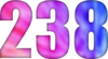 238 — изображение числа двести тридцать восемь (картинка 6)