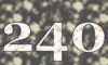 240 — изображение числа двести сорок (картинка 5)