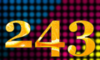 243 — изображение числа двести сорок три (картинка 5)
