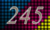245 — изображение числа двести сорок пять (картинка 4)