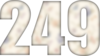 249 — изображение числа двести сорок девять (картинка 6)
