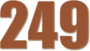 249 — изображение числа двести сорок девять (картинка 3)