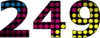249 — изображение числа двести сорок девять (картинка 2)