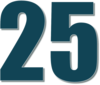 25 — изображение числа двадцать пять (картинка 3)